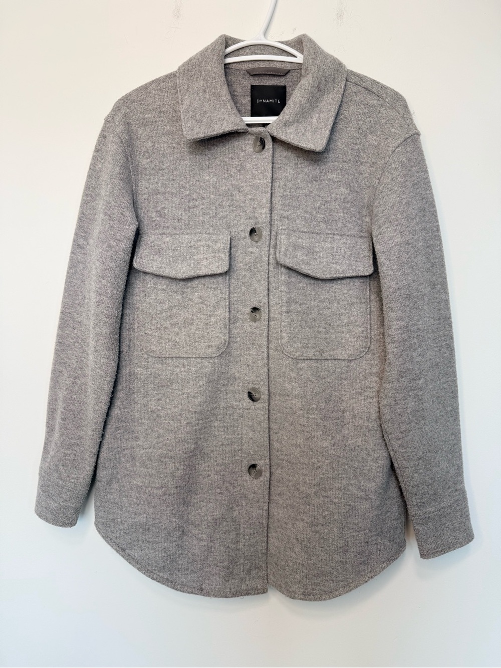 Dynamite Button Front Shacket - Picture 6 of 14